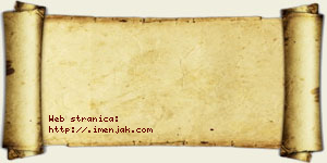 Anđela Stojadinović vizit kartica